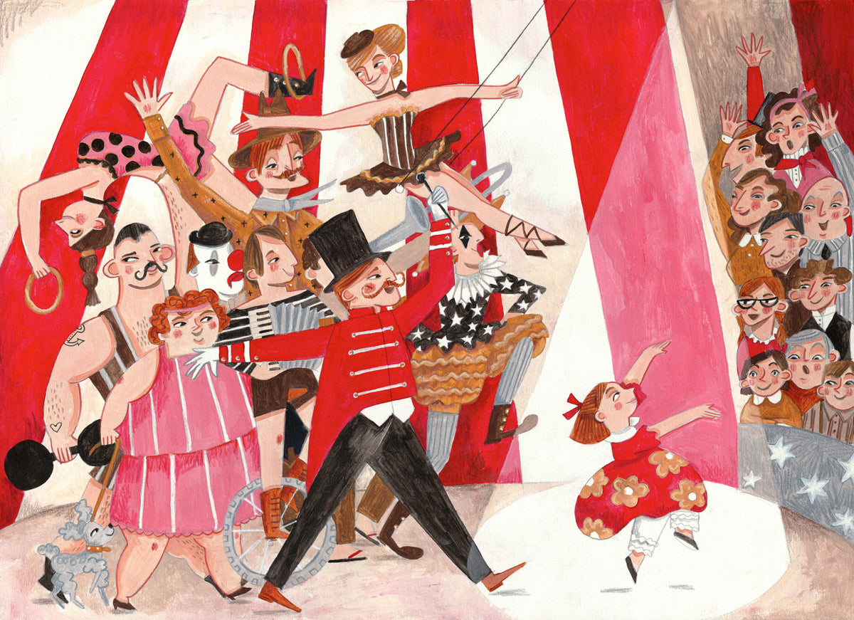 Circus Parade Wall Mural -2663415 in your room — zoomed