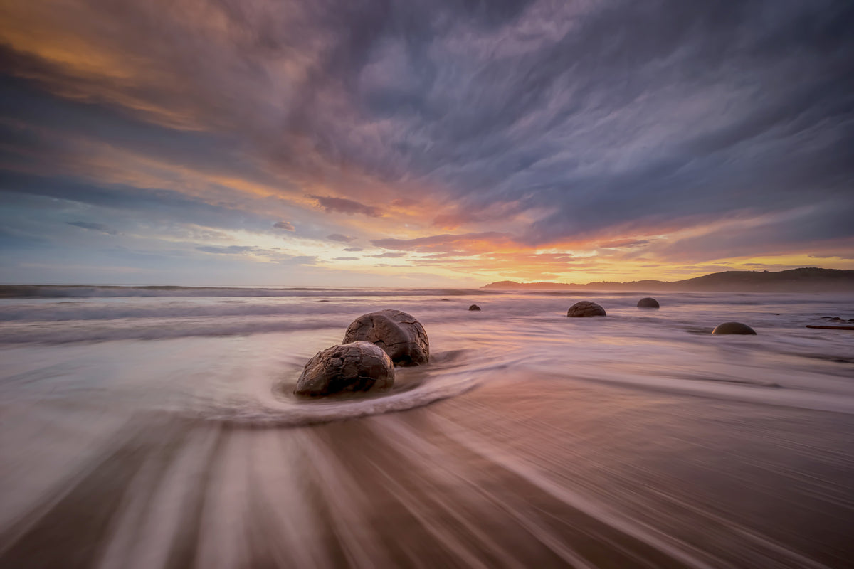 Coastal Stones at Dusk Wall Mural -2313117 in your room — zoomed