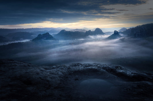 Twilight Mountain Dream Wall Mural -2361364