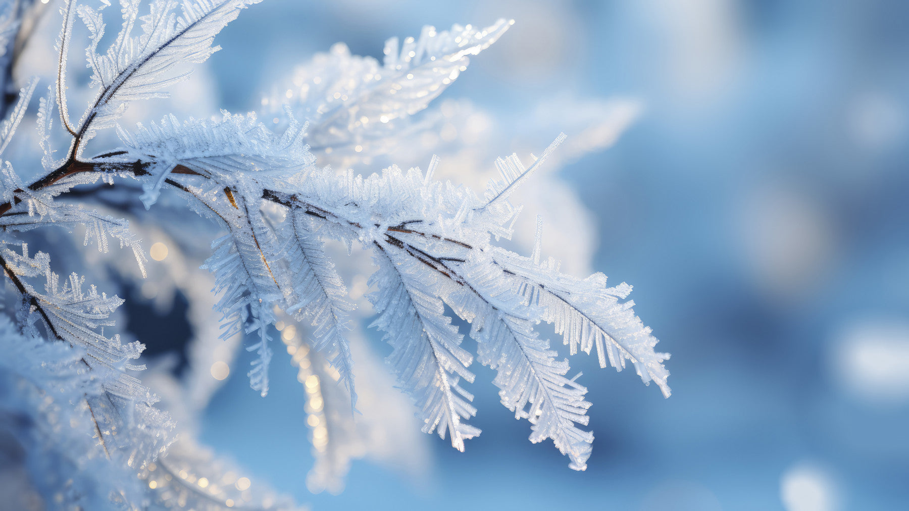 Icy Fronds Wall Mural -2559594