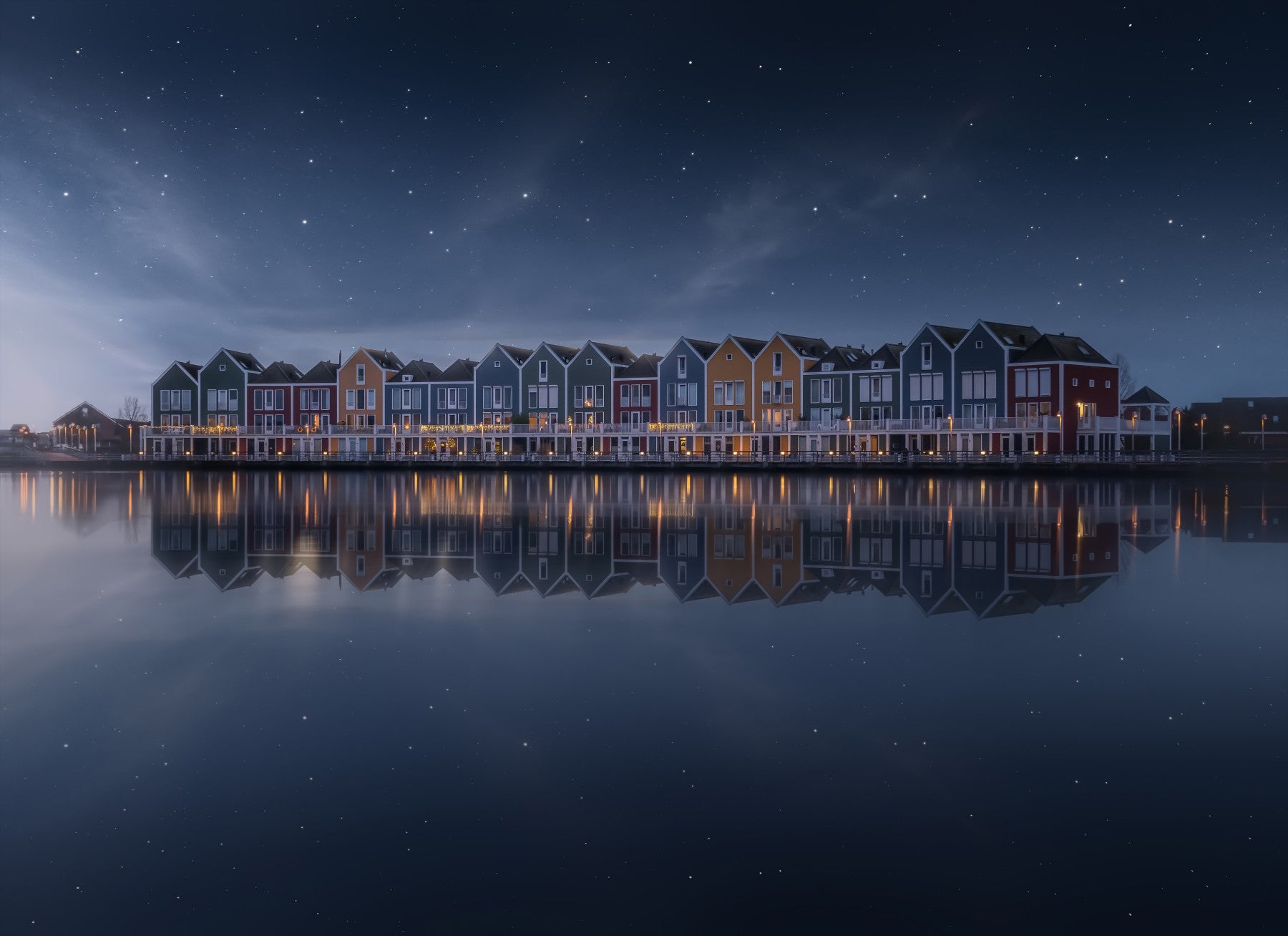Starry Reflections Wall Mural -2365980 in your room — zoomed