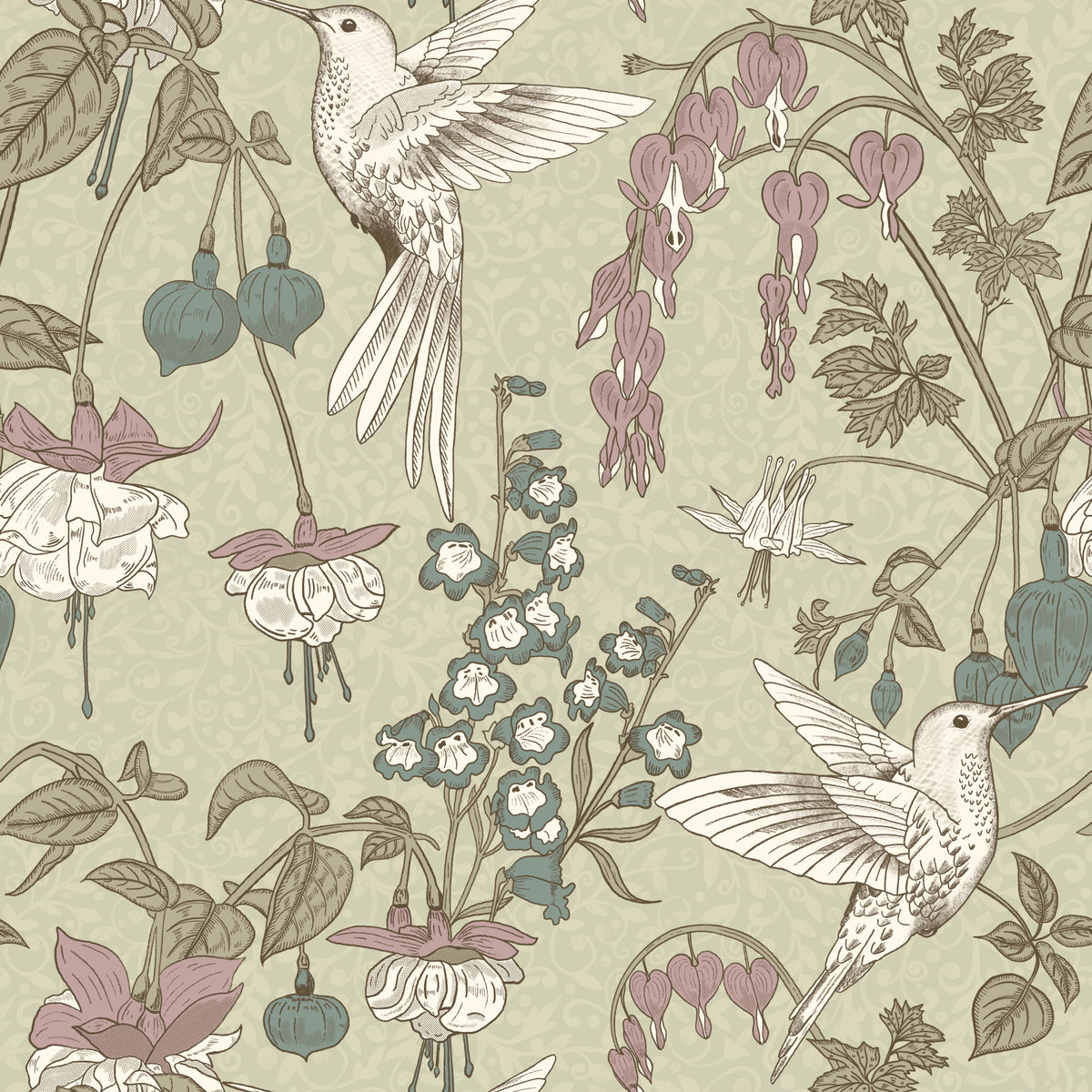 Hummingbird Harmony Wallpaper⁠