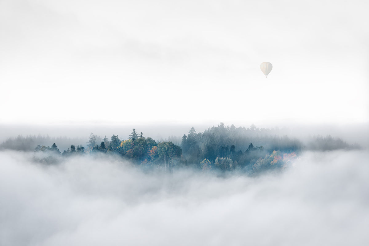 Above the Mist Wall Mural -2174342 in your room — zoomed