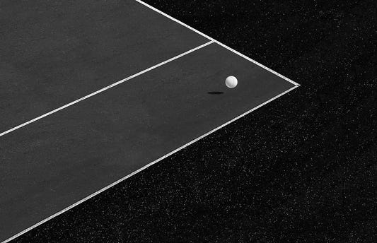 Game On Minimalist Court Wall Mural -2262507