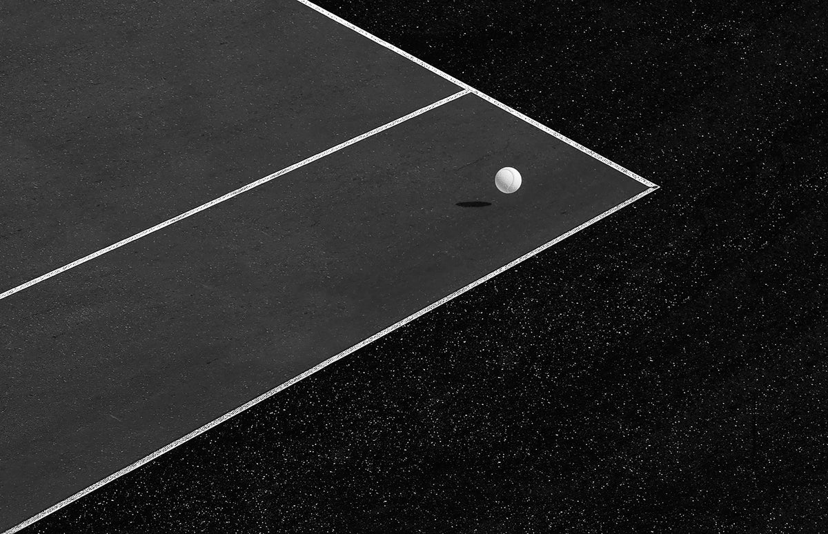Game On Minimalist Court Wall Mural -2262507 in your room — zoomed