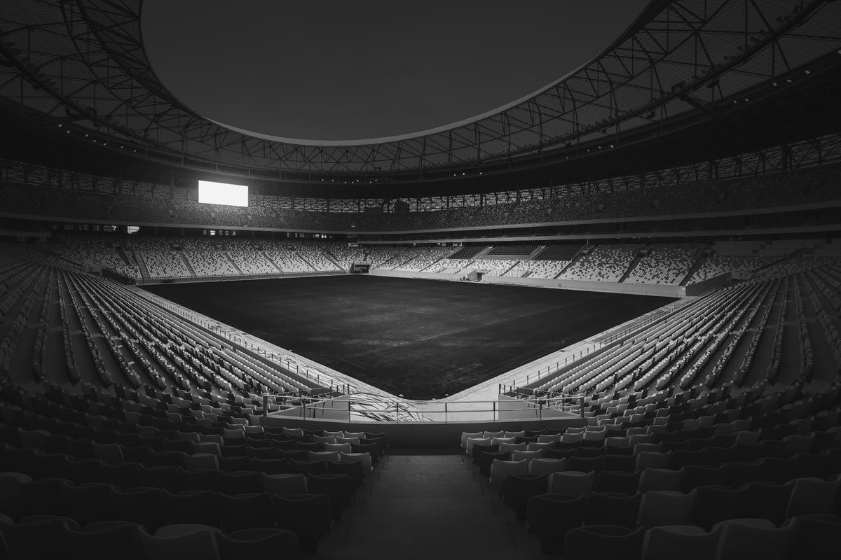 Stadium in Monochrome Wall Mural -2178152 in your room — zoomed