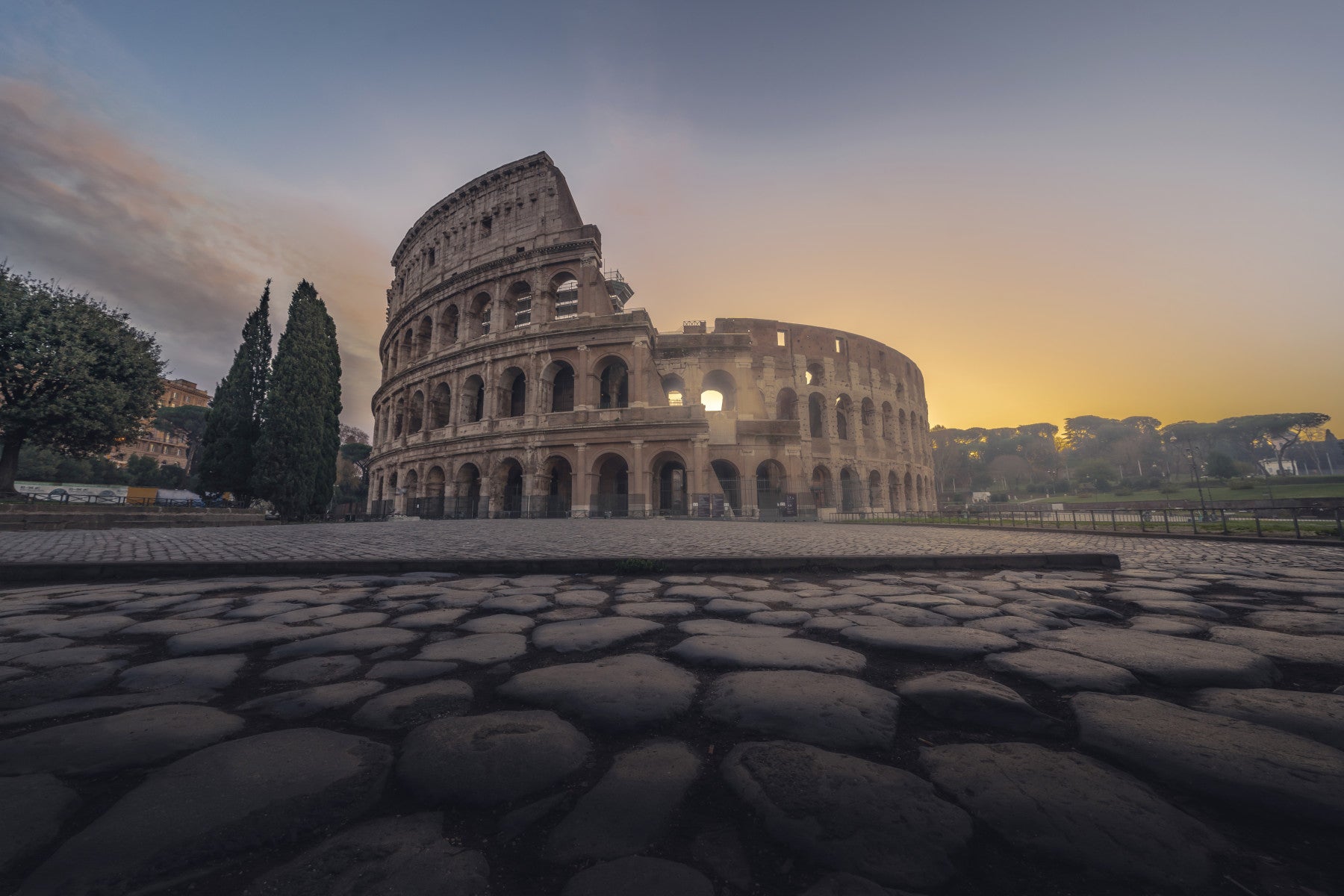 Ancient Rome Sunrise Wall Mural -2469876