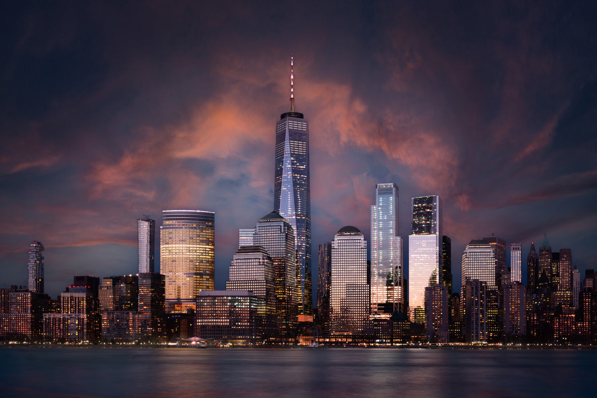 New York Twilight Wall Mural -2258614