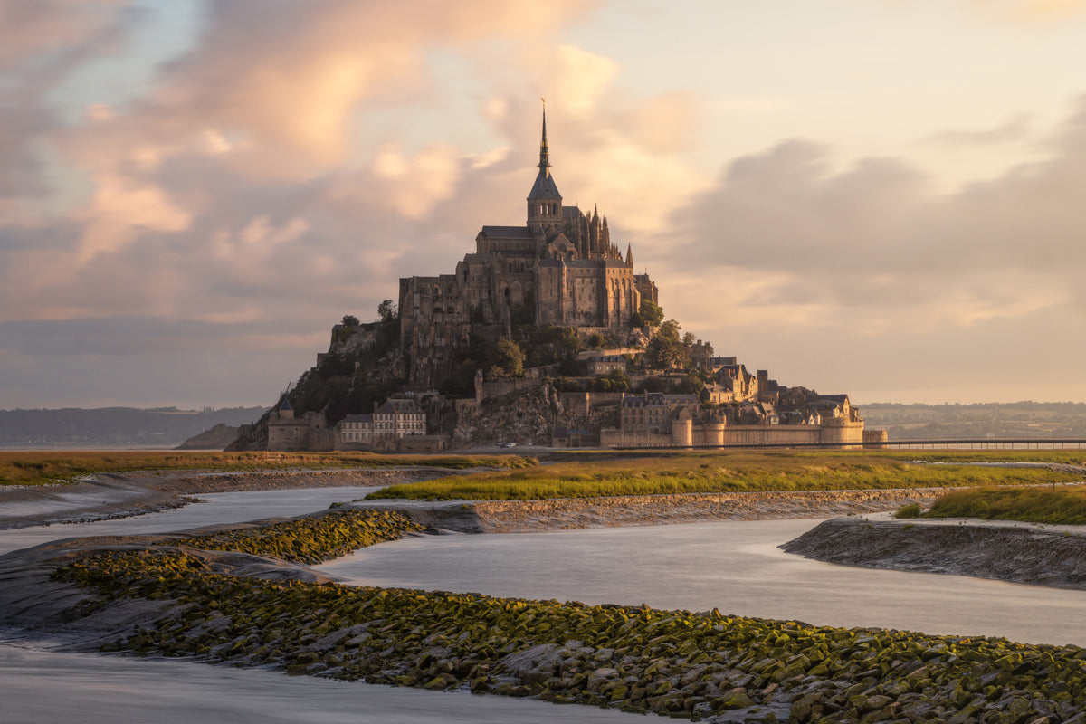 Mont Saint-Michel Dawn Wall Mural -2581079