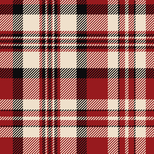 Crimson Plaid Wallpaper⁠