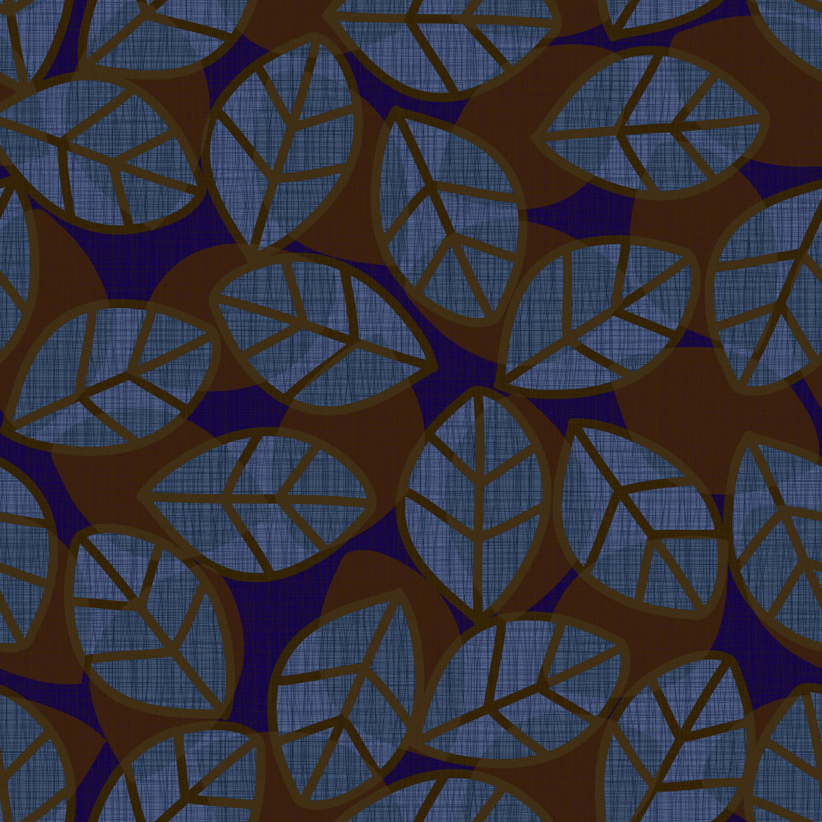 Abstract Leaves Dark Wallpaper⁠ in your room — zoomed