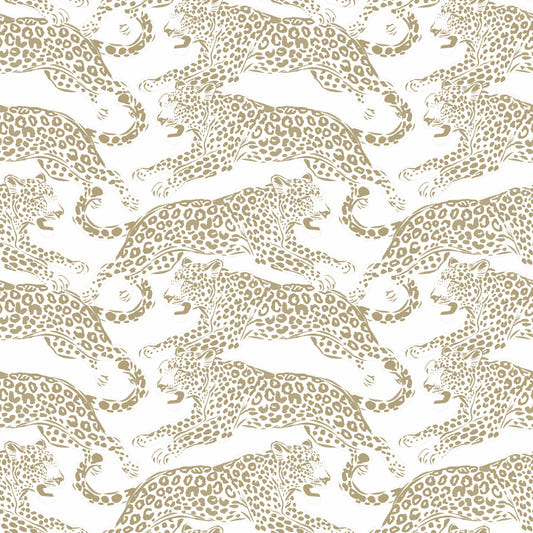 Golden Leopard Dash Wallpaper⁠