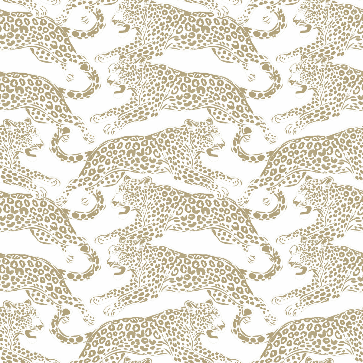 Golden Leopard Dash Wallpaper⁠