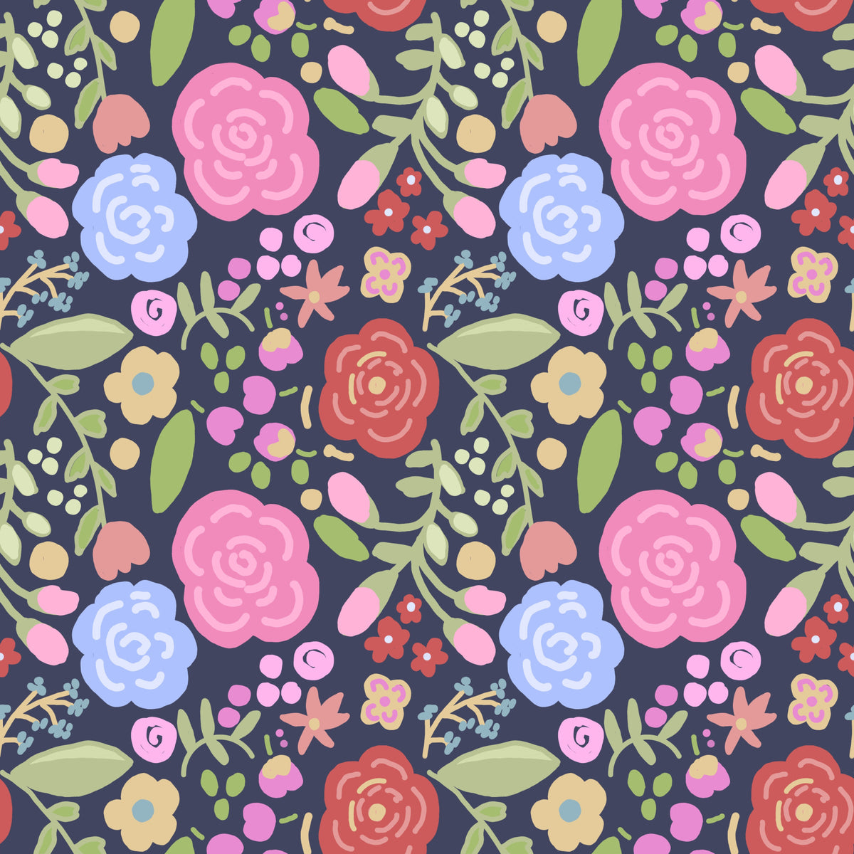 Charming Bloomscape spring bloom flowers Wallpaper⁠