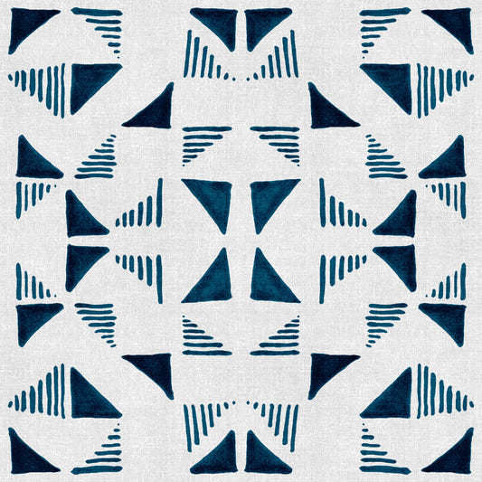 Triangles Composition Blue Wallpaper⁠