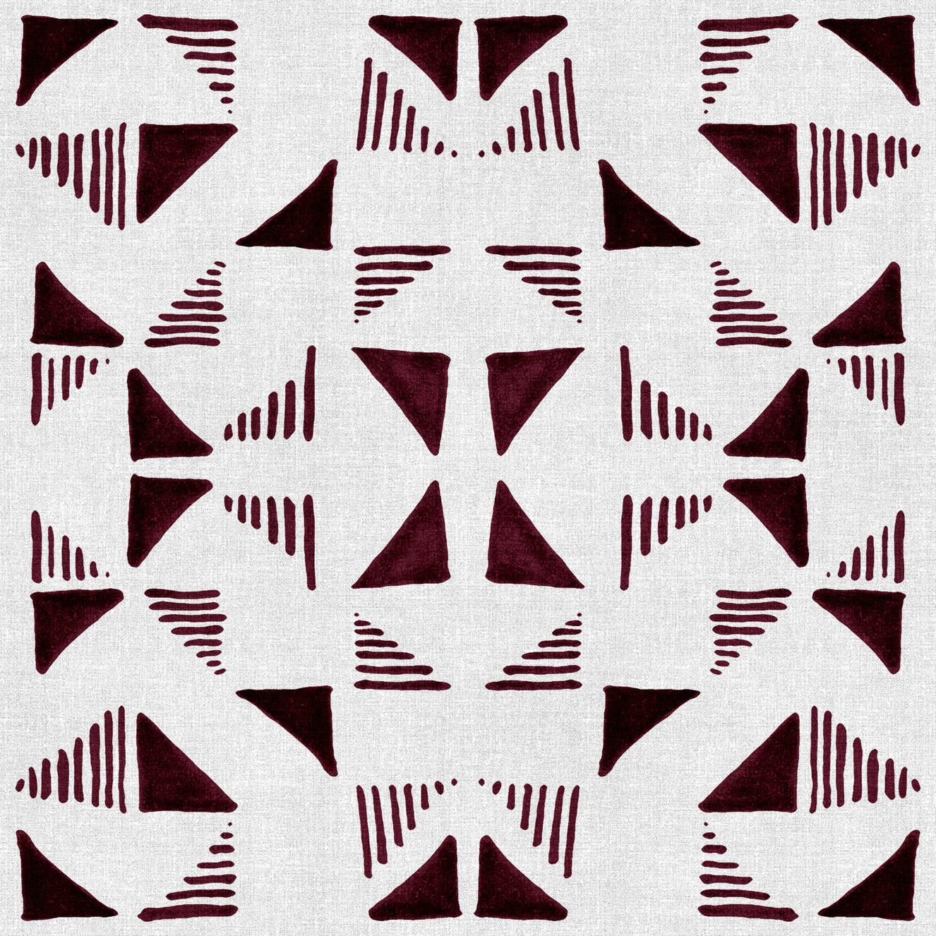 Triangles Composition Burgundy Wallpaper⁠