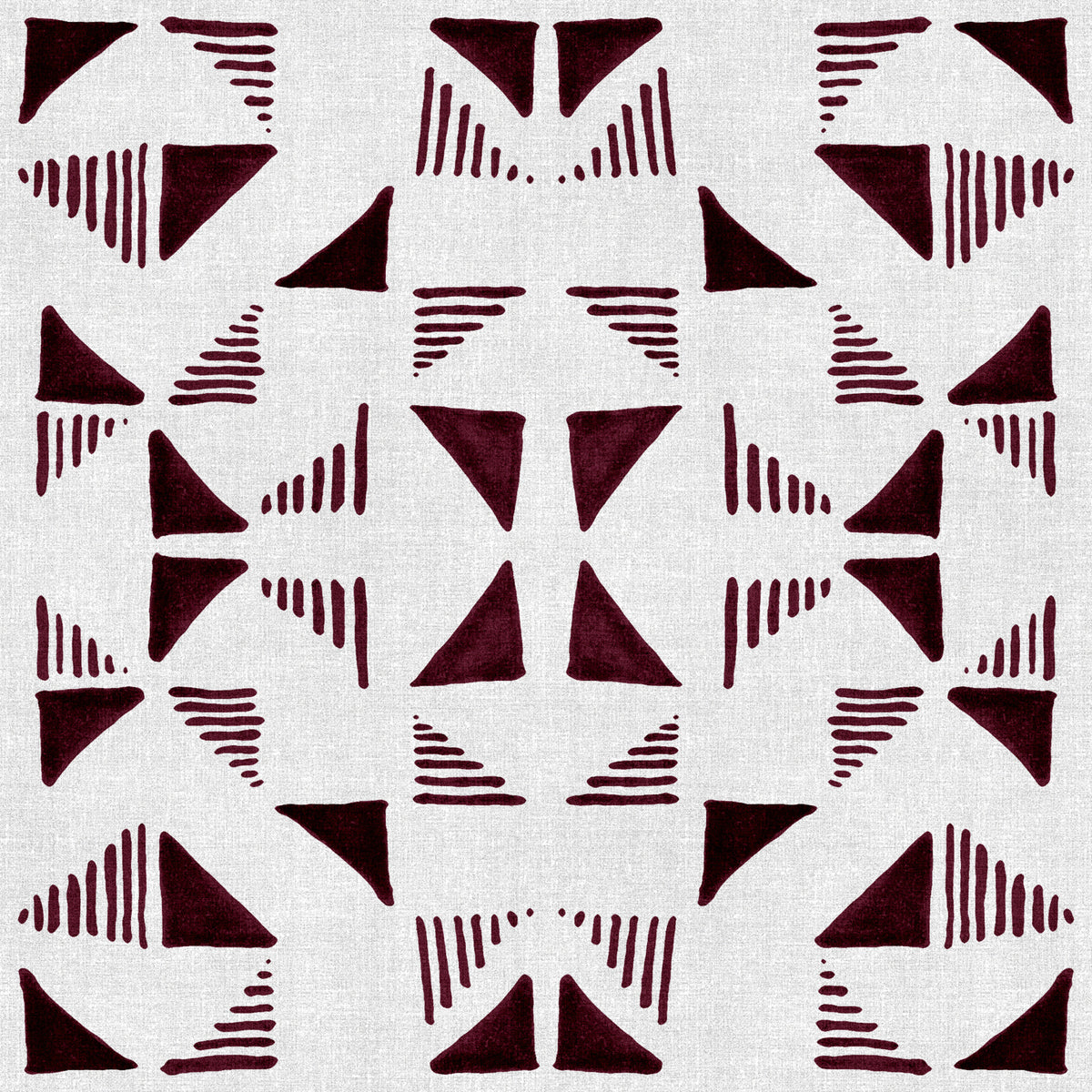 Triangles Composition Burgundy Wallpaper⁠