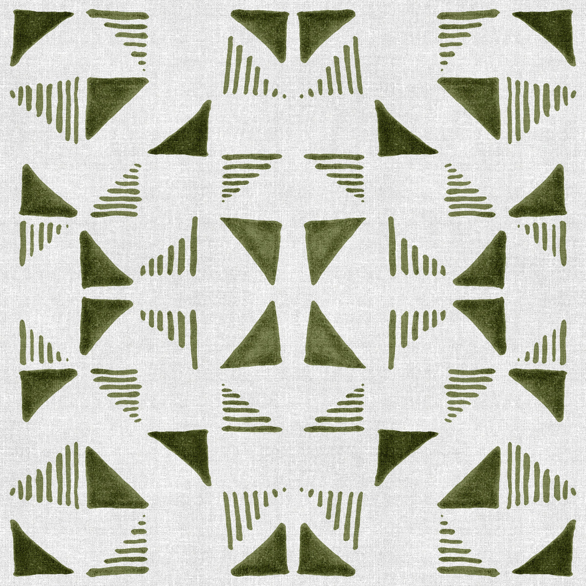 Triangles Composition Light Olive Wallpaper⁠