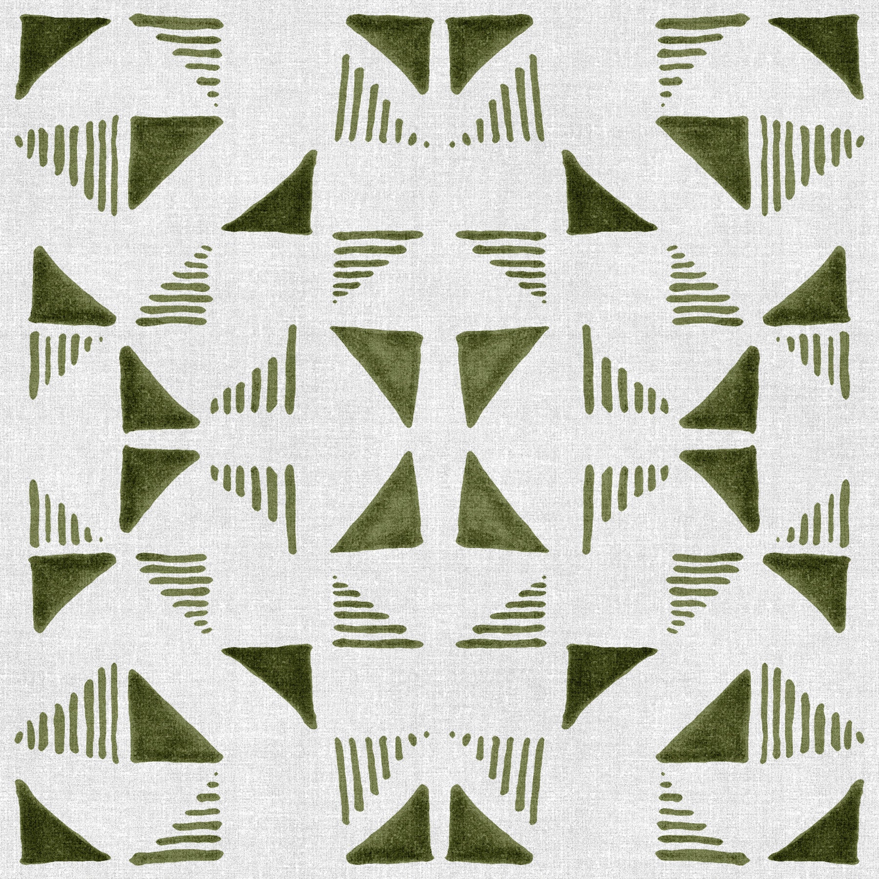 Triangles Composition Light Olive Wallpaper⁠