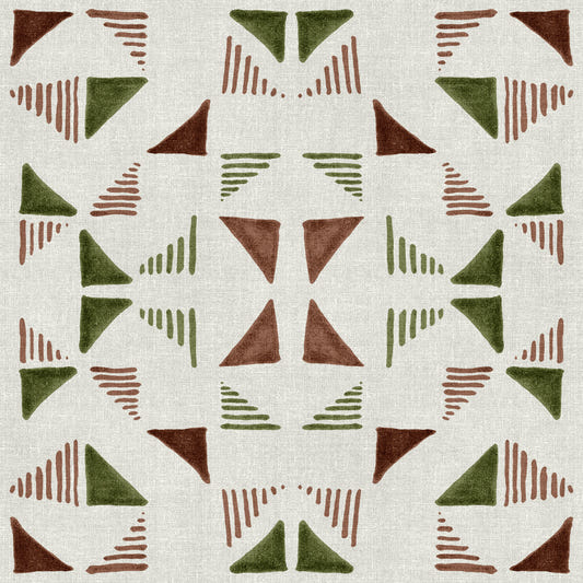 Triangles Composition Forest Wallpaper⁠