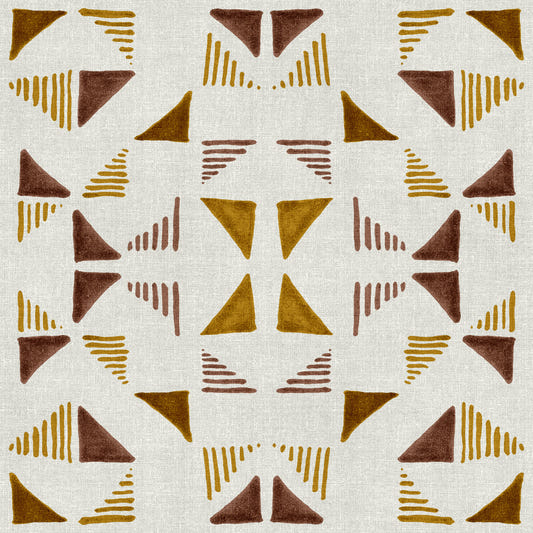 Triangles Composition Warm Wallpaper⁠