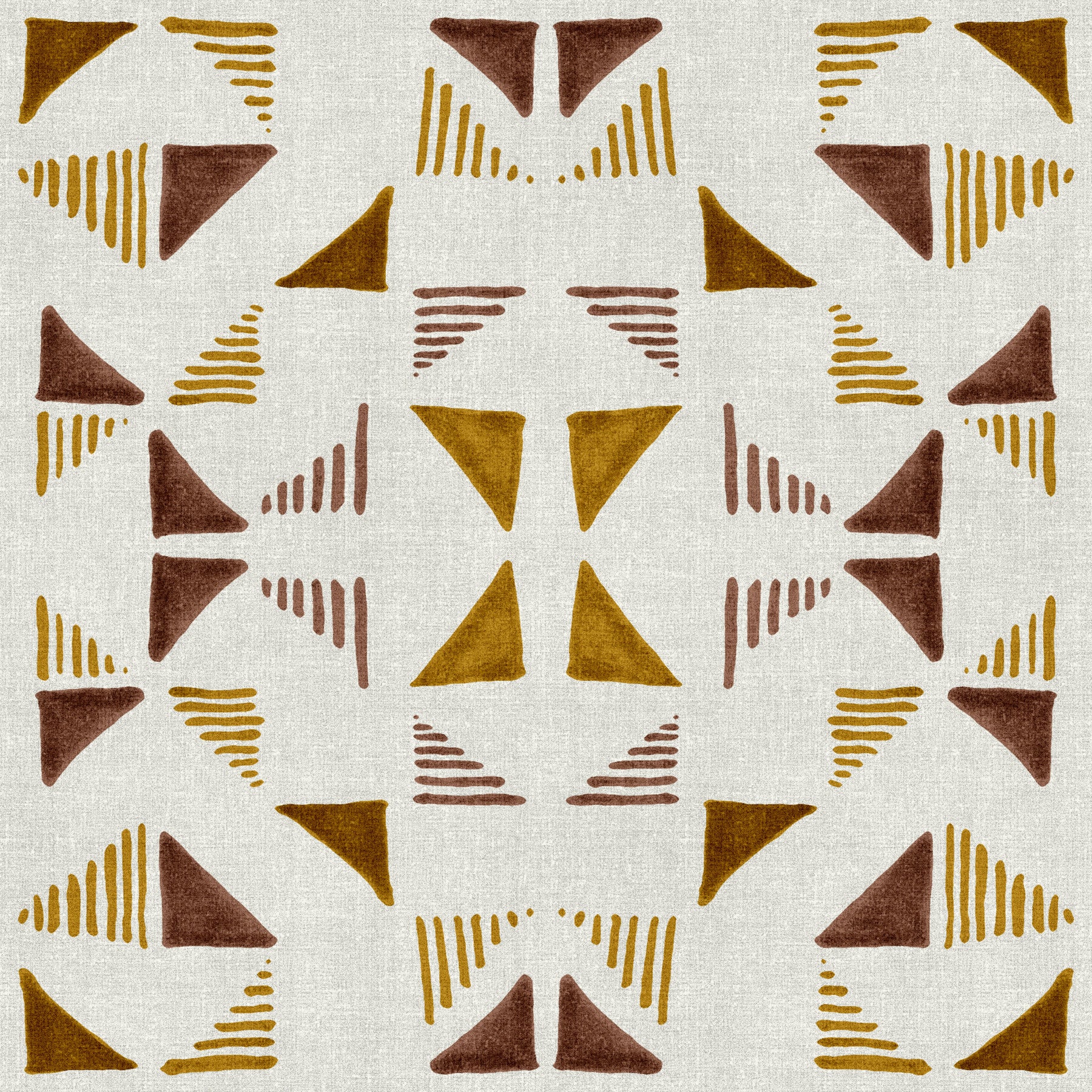 Triangles Composition Warm Wallpaper⁠