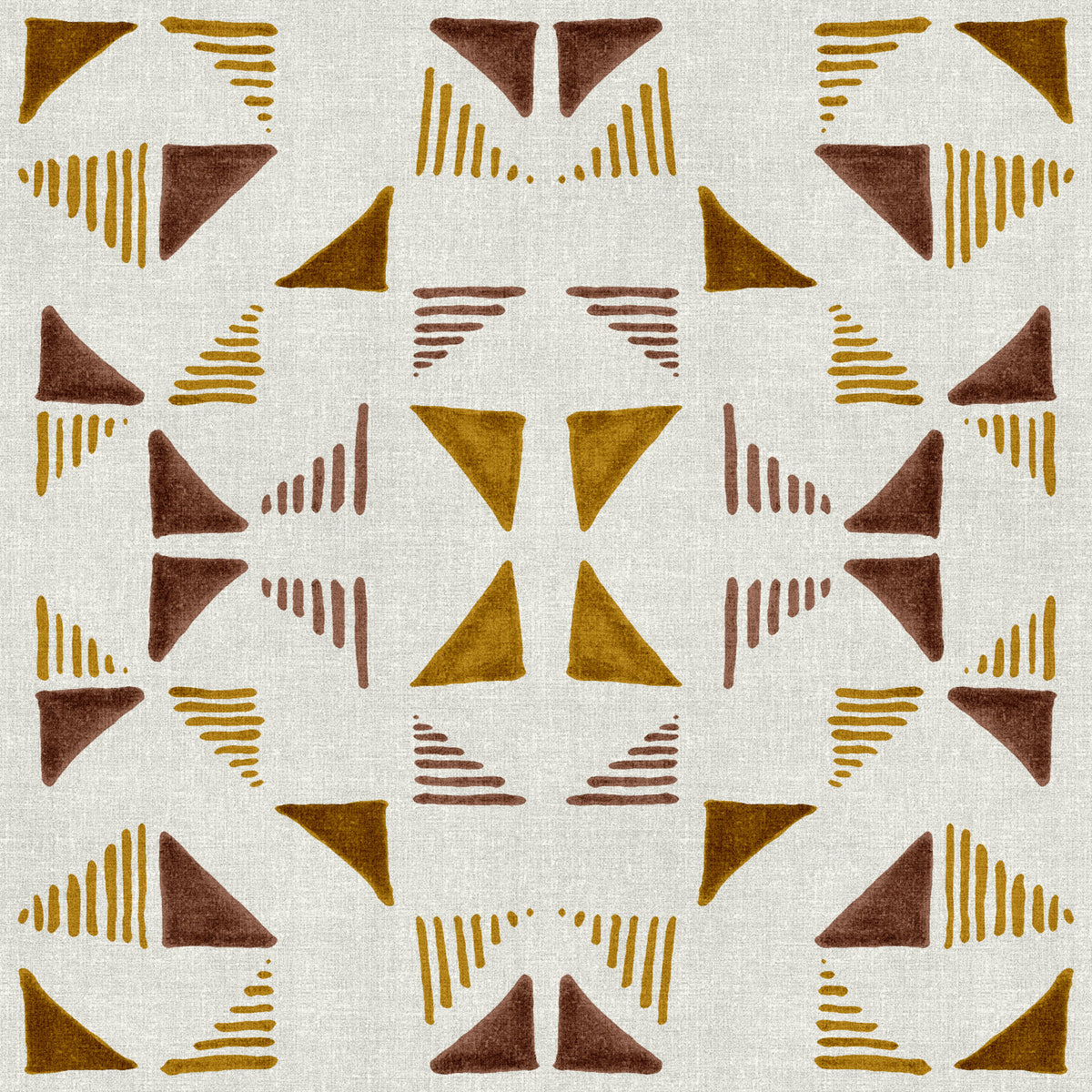 Triangles Composition Warm Wallpaper⁠ in your room — zoomed