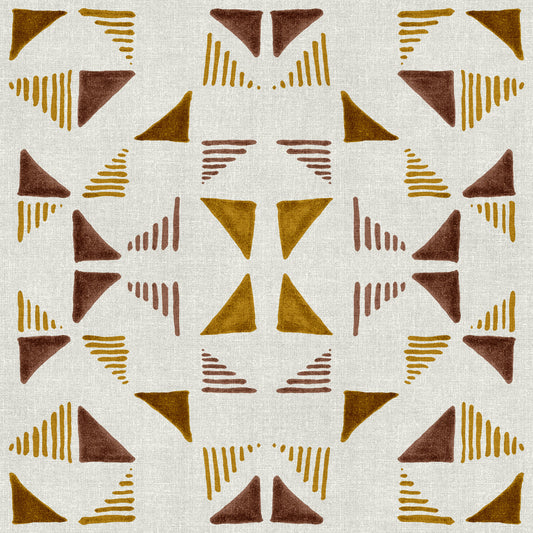 Triangles Composition Warm Wallpaper⁠