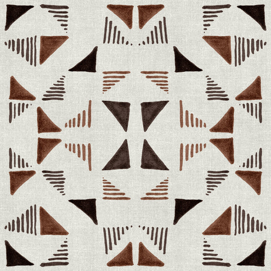 Triangles Composition Wood Wallpaper⁠