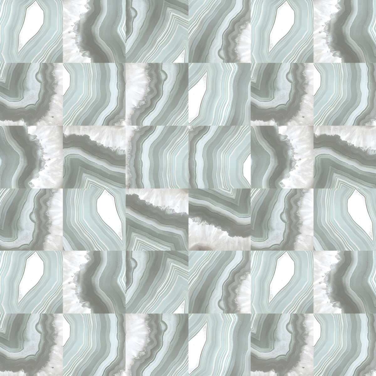 Mint Marble Agate Serenity Wall Mural