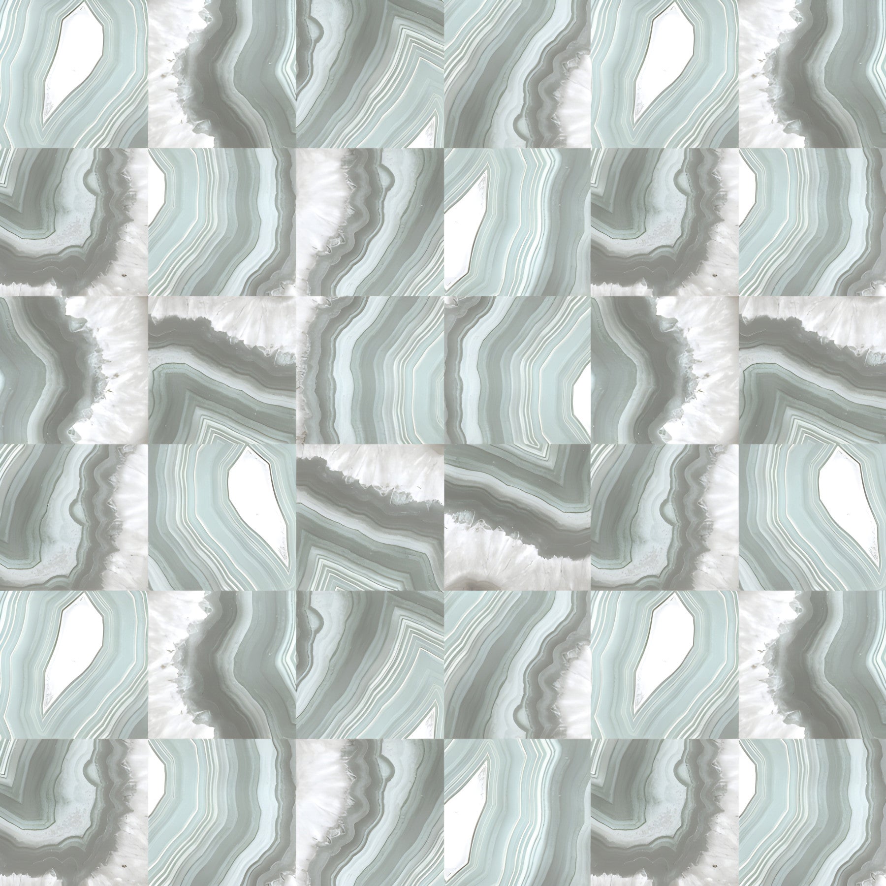Mint Marble Agate Serenity Wall Mural