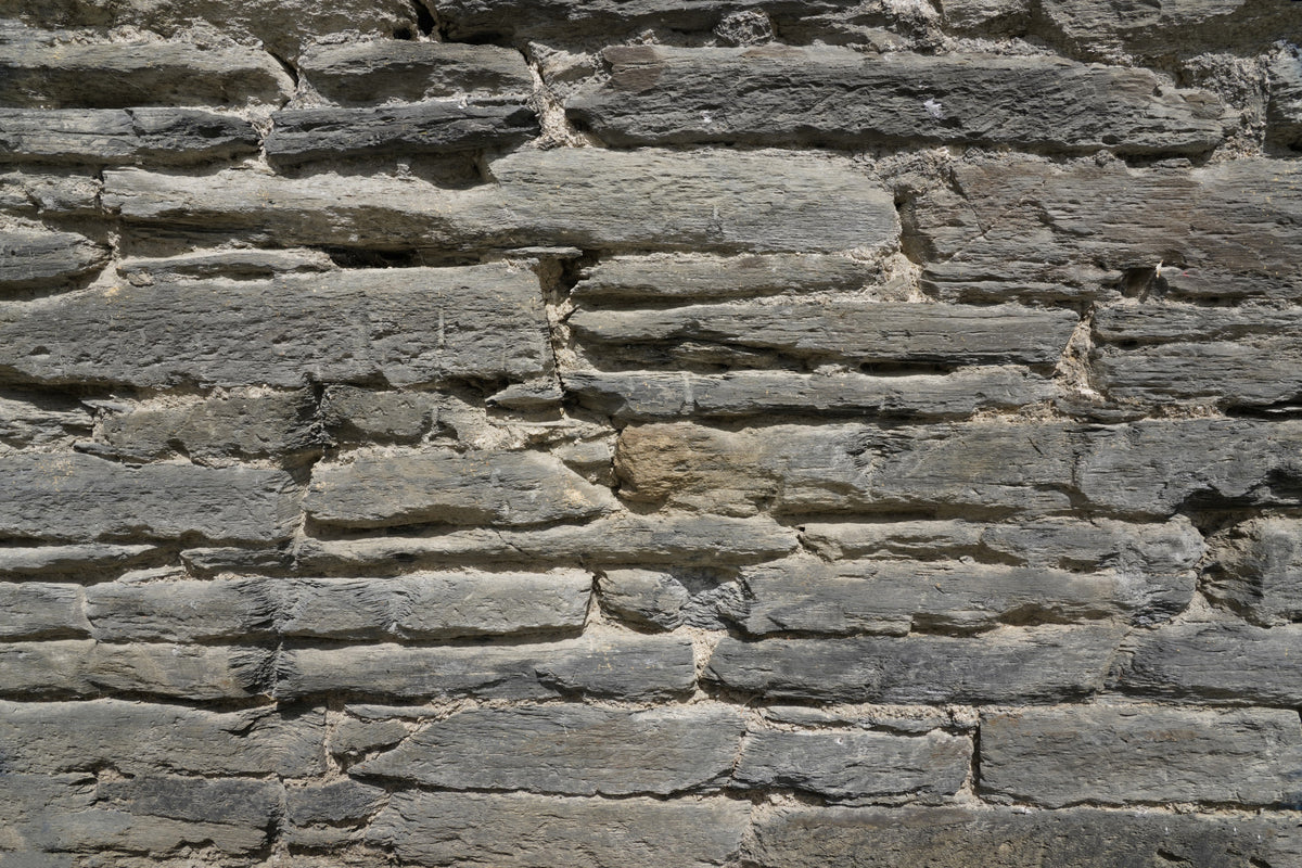 Grey Stone Layers Wall Mural -2566575
