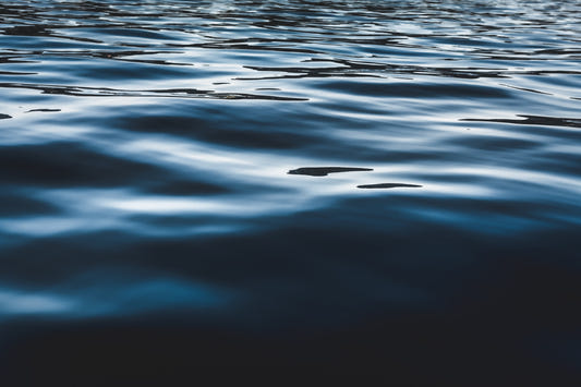 Deep Blue Serenity Wall Mural