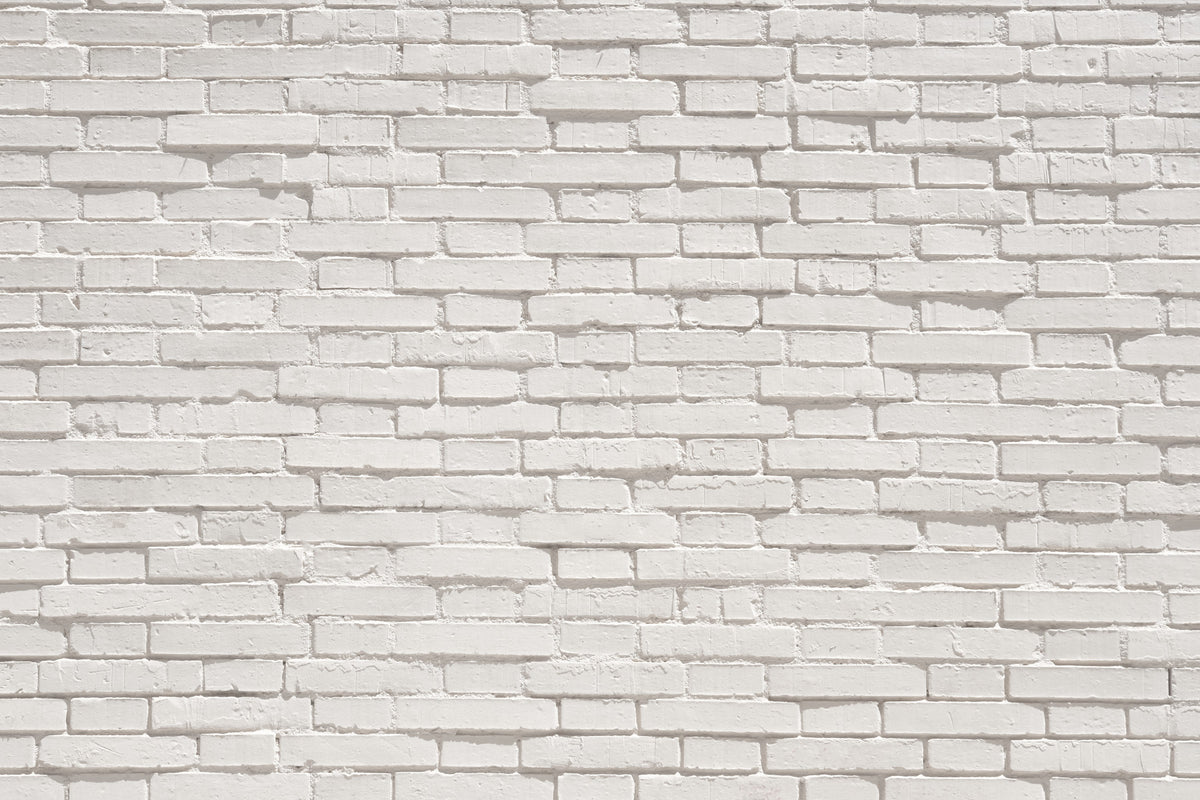 Urban White Brick Wall Mural -2308181 in your room — zoomed