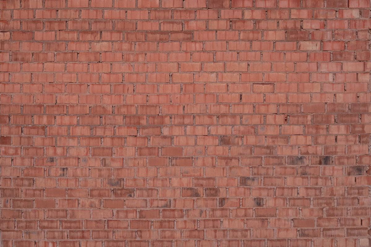 Worn Brick: Earthy Texture Wall Mural