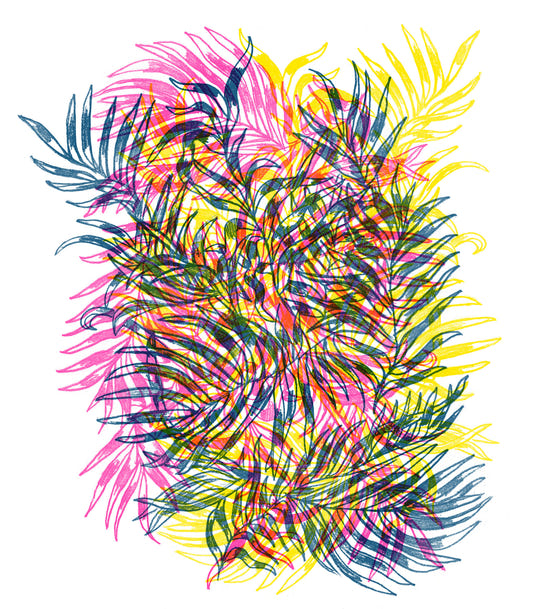 Electric Jungle Wall Mural