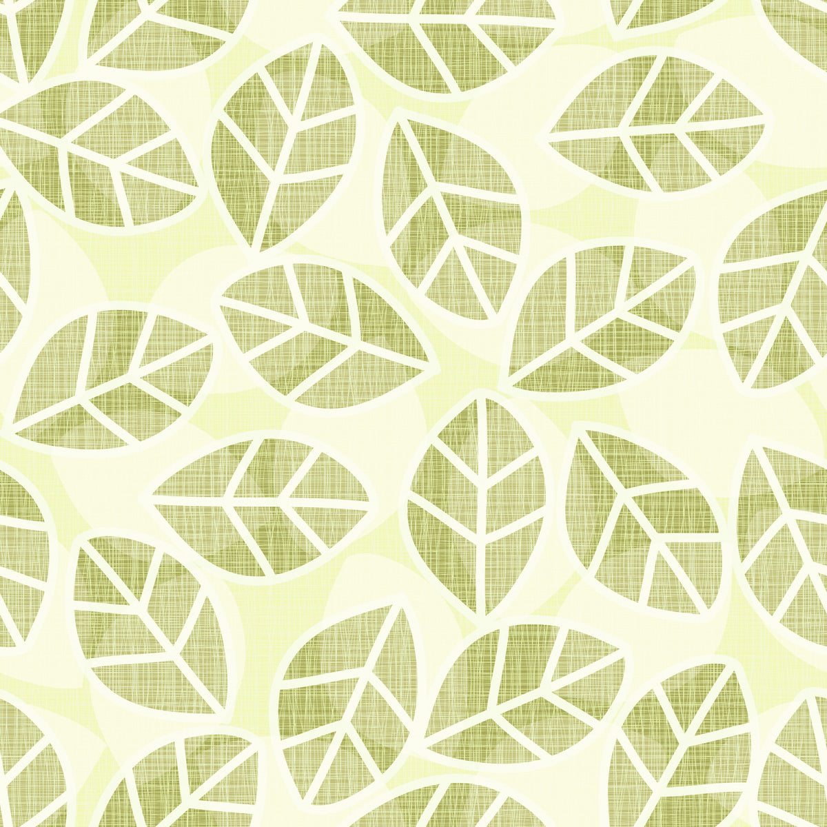 Leaves Play Spring Green Wallpaper⁠