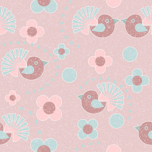 Rosebird Delight Wallpaper⁠