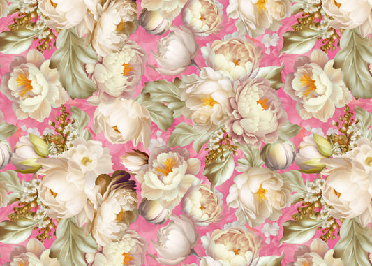 Pink Blossom Burst Wallpaper Wall Mural