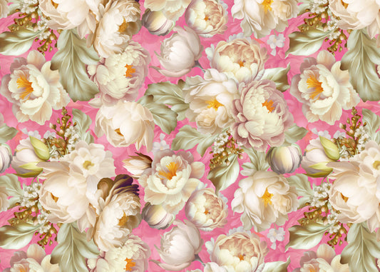 Pink Blossom Burst Wallpaper Wall Mural