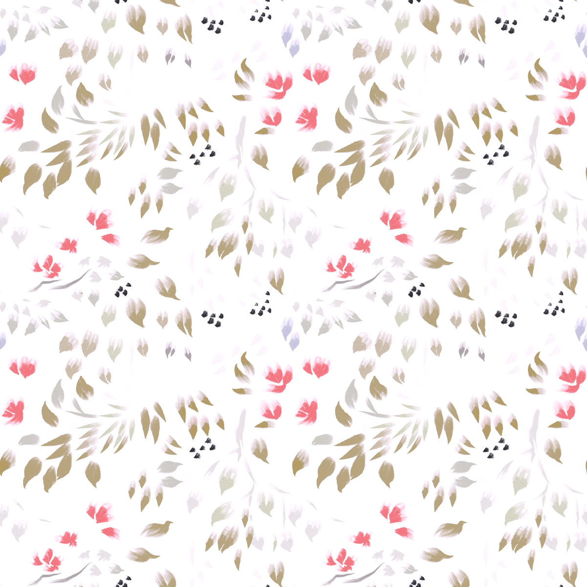 Painterly Petals Wallpaper⁠