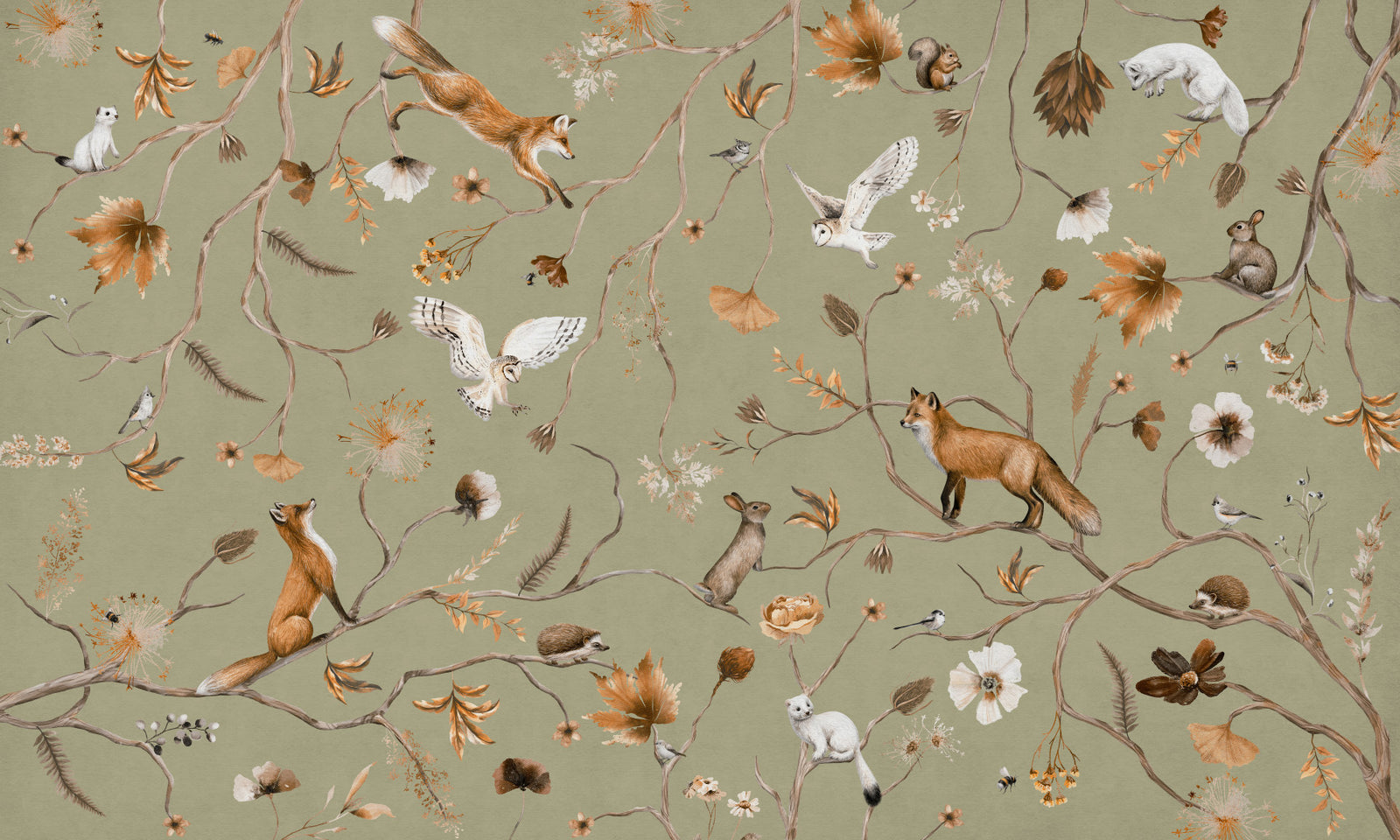 Autumn Arbor Wall Mural