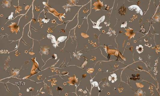 Forest Friends Wall Mural