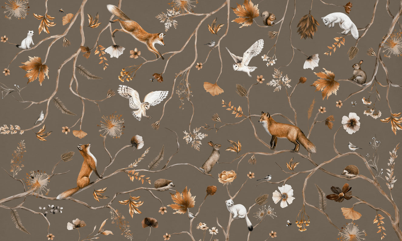 Forest Friends Wall Mural