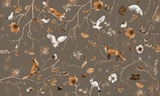 Forest Friends Wall Mural