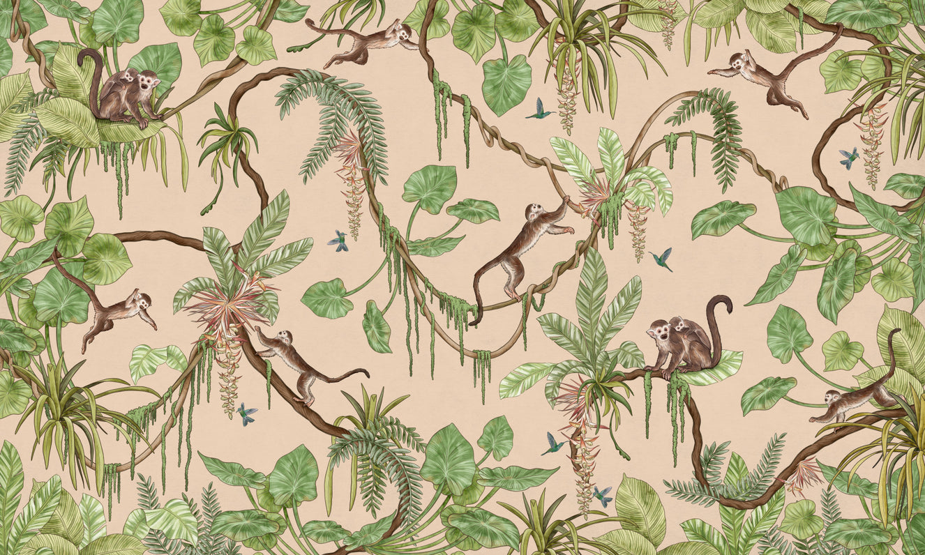 Jungle Playtime Wall Mural