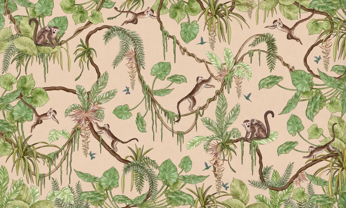 Jungle Playtime Wall Mural