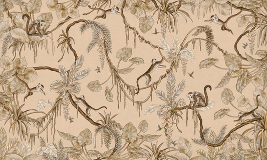 Jungle Escapade Wall Mural