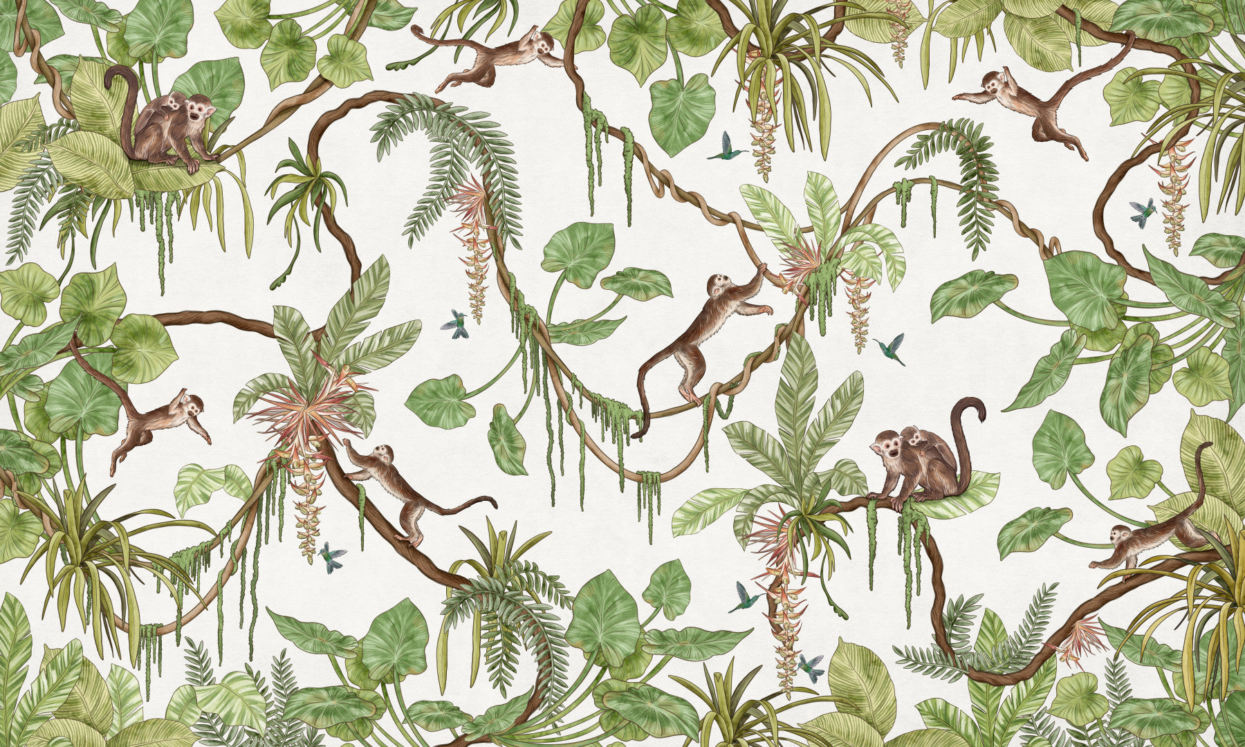 Monkey Business Wall Mural