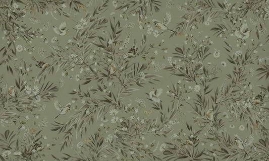 Botanica Avairy :  Nature Inspired Wall Mural